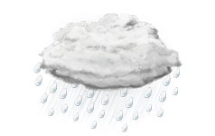starker Regen