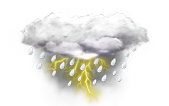 leichtes Gewitter